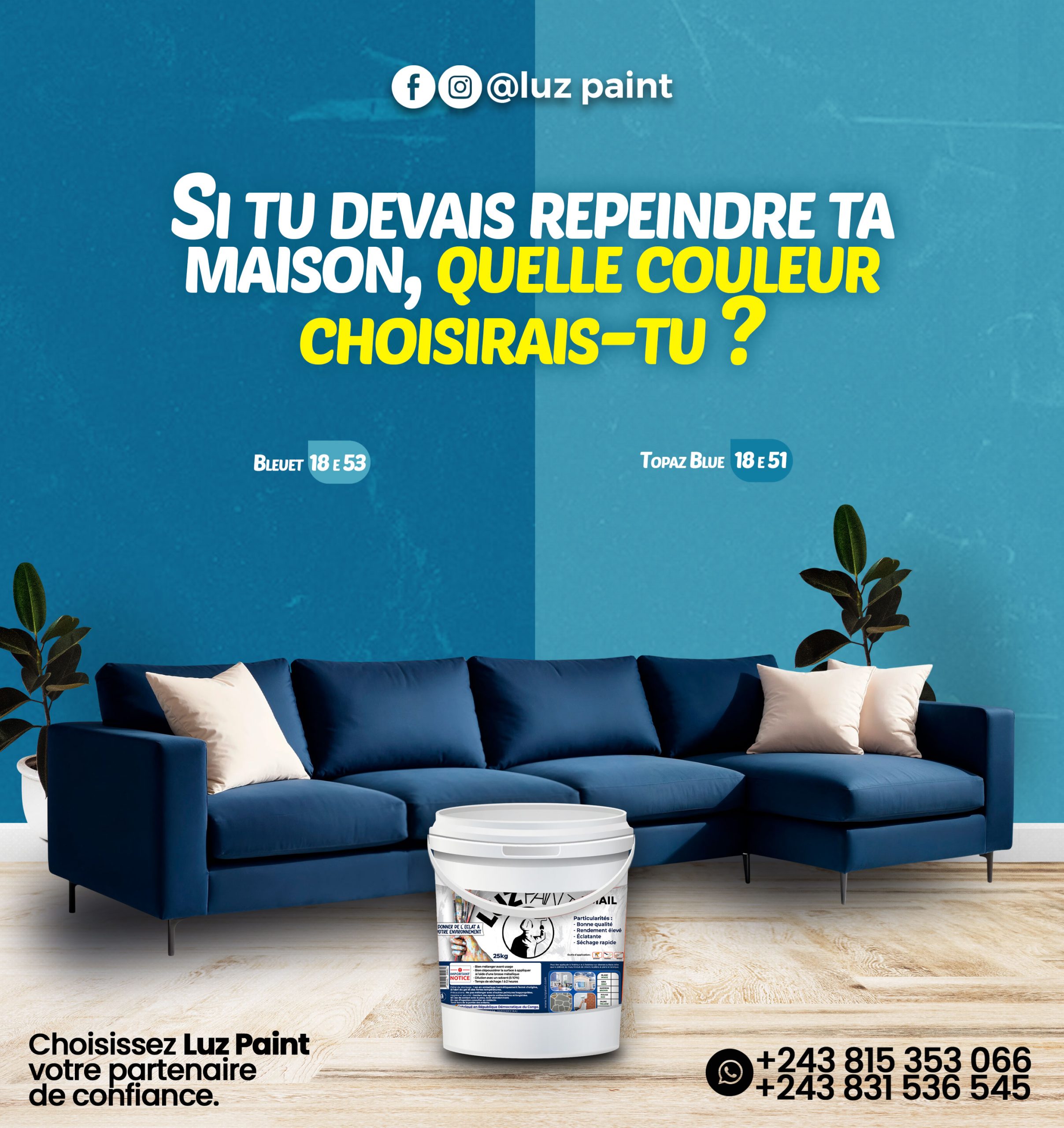 LUZ PAINT PEINTURE KINSHASA