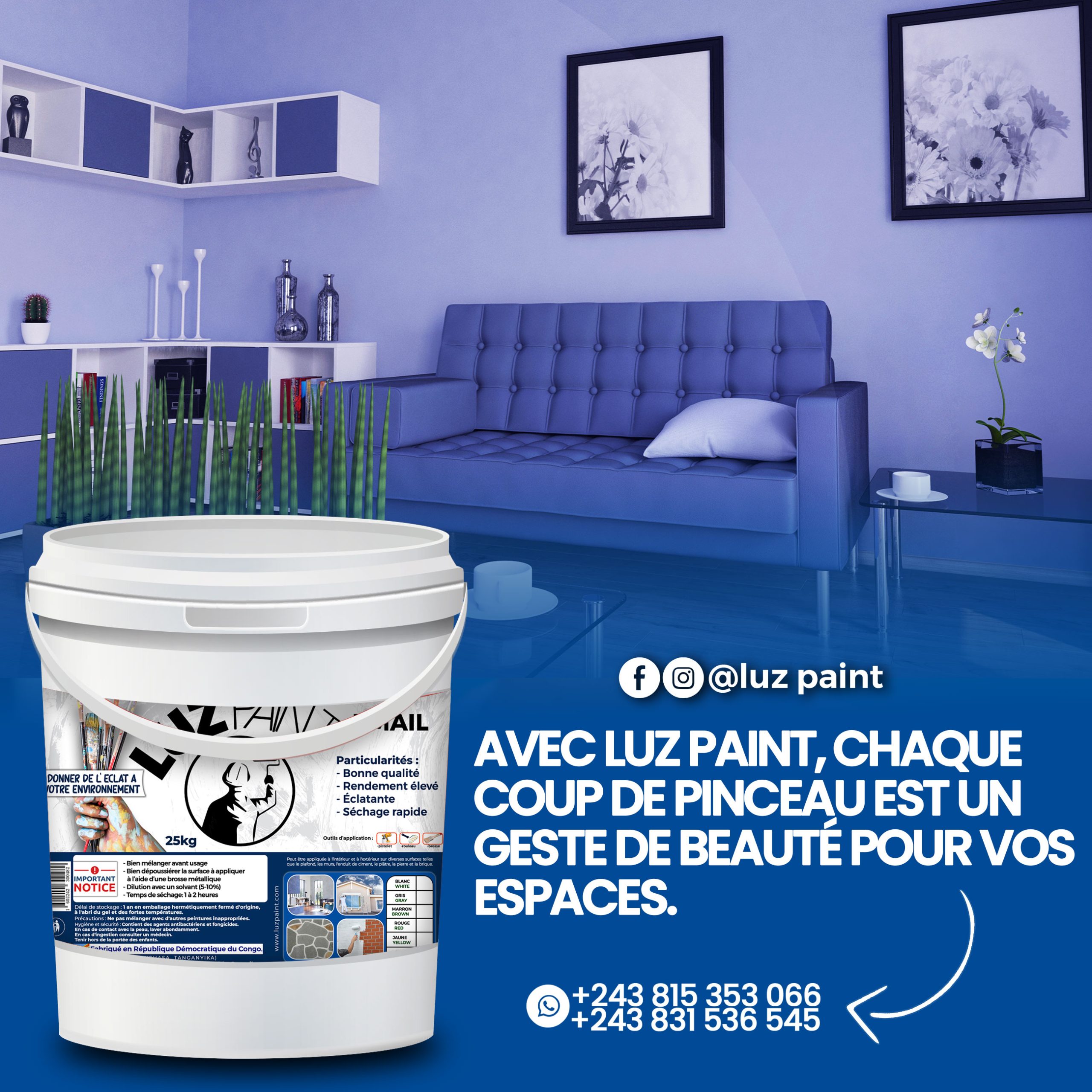 LUZ PAINT PEINTURE KINSHASA