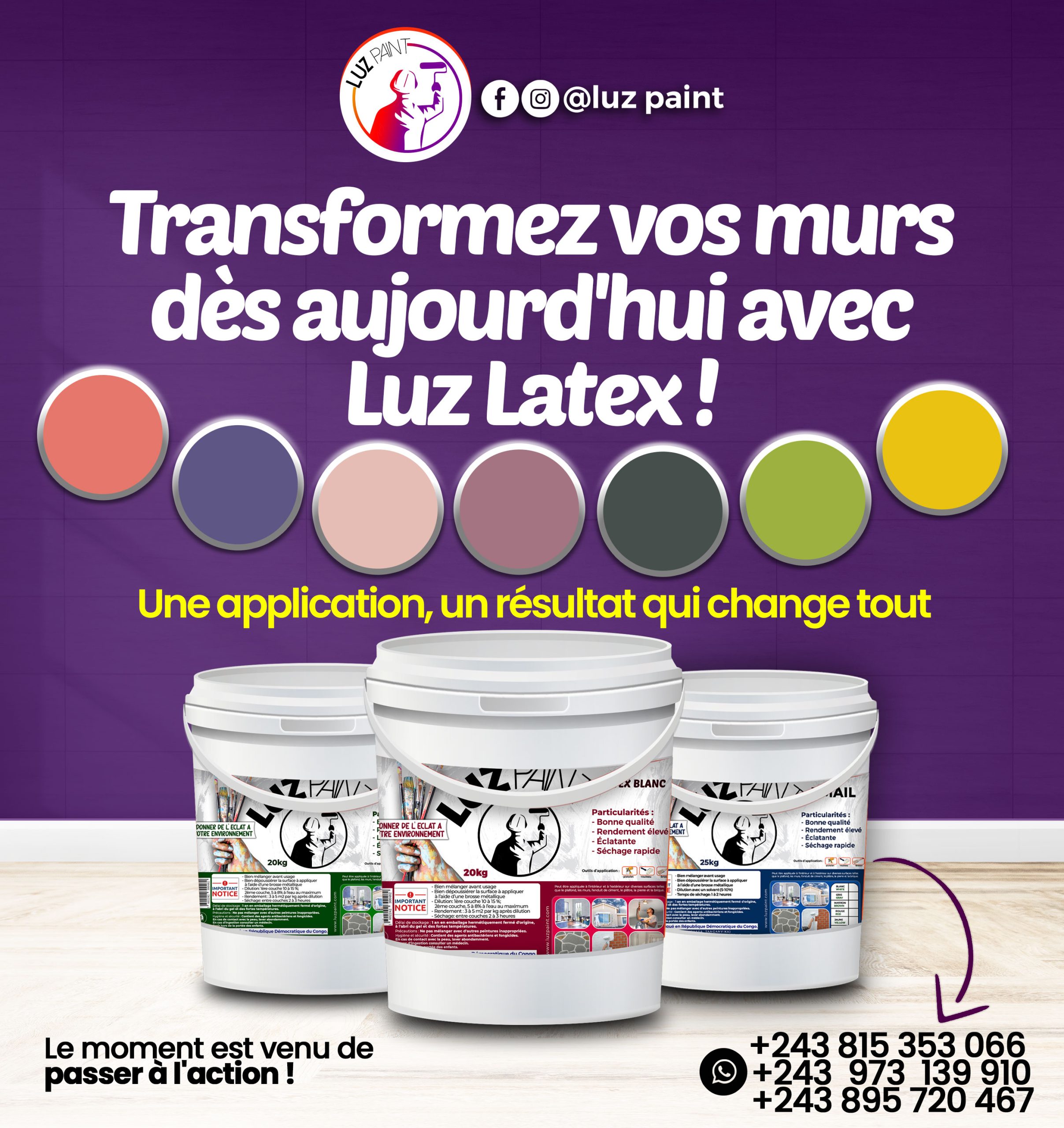 LUZ PAINT PEINTURE KINSHASA