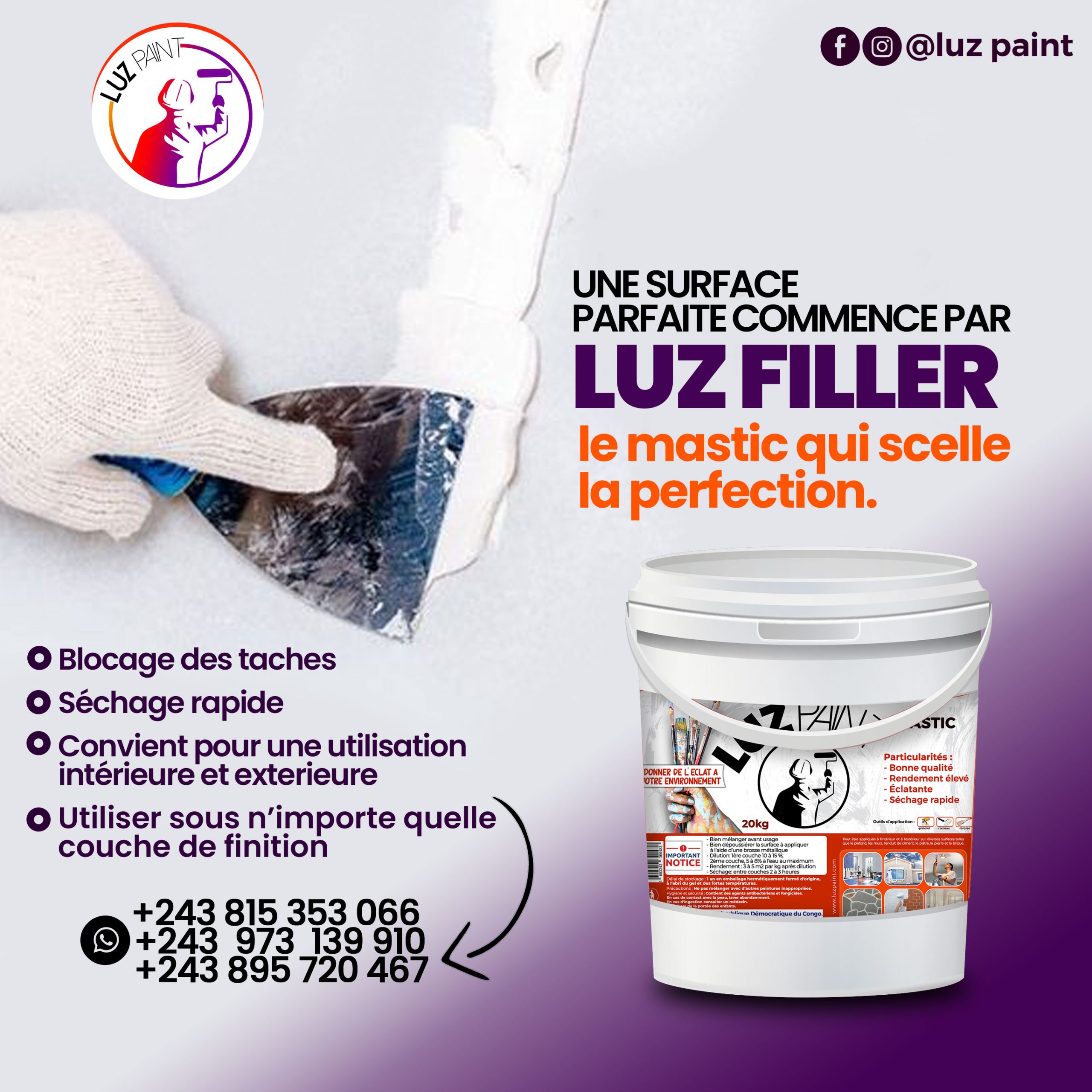 LUZ PAINT PEINTURE KINSHASA